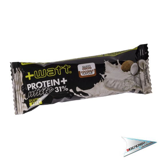 +Watt-PROTEIN+ WHITE (Confezione 24 barrette da 40 gr)   Cocco  